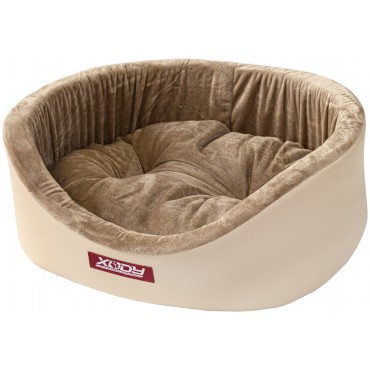 XODY лежанка Премиум №1 42х35х16 см, экокожа, кремовый