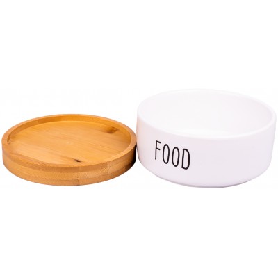 Mr.Kranch миска керамическая Food белая 340 мл