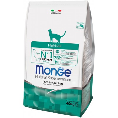 Monge Cat Hairball корм для кошек для выведения шерсти  400 гр.