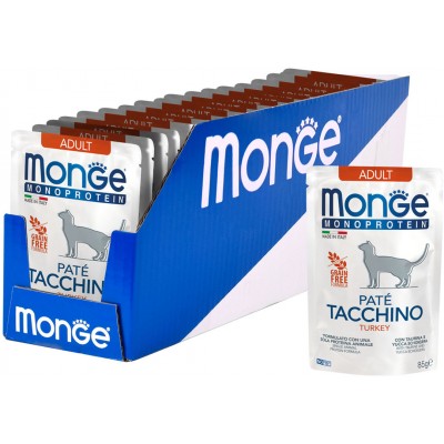 Monge Cat Monoprotein Pouch пауч для кошек индейка 85 гр.