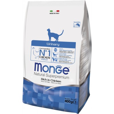 Monge Cat Urinary Сухой корм для кошек профилактика МКБ 400 гр.