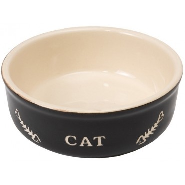Nobby Cat миска керамическая черная 0,24 л.