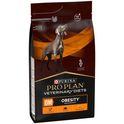 Pro Plan Veterinary Diets OM Obesity Management Сухой корм для собак диетический для снижения избыточной массы тела и регуляции поступления глюкозы 3 кг.