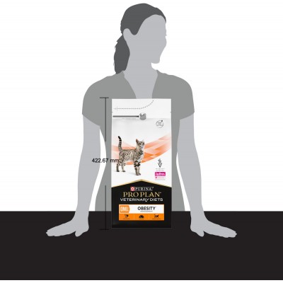 Pro Plan Veterinary Diets OM ST/OX Obesity Management Сухой корм для кошек диетический для снижения избыточной массы тела 1.5 кг.