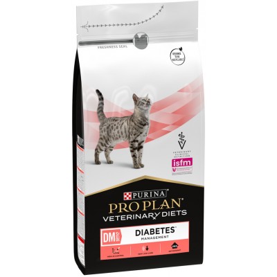Pro Plan Veterinary Diets DM ST/OX Diabetes Management Сухой корм для кошек диетический для регуляции поступления глюкозы (при сахарном диабете) с низким уровнем сахаров 1.5 кг.