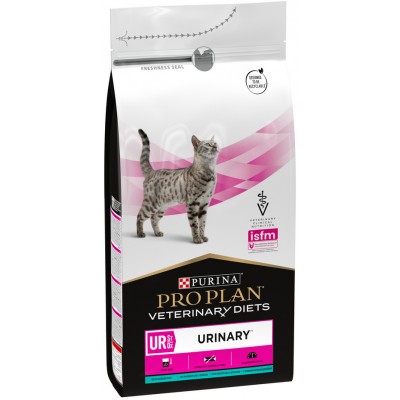 Pro Plan Veterinary Diets UR ST/OX Urinary Сухой корм для кошек диетический при болезнях нижних отделов мочевыводящих путей с океанической рыбой 1.5 кг.