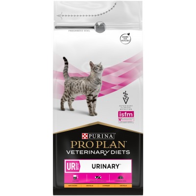 Pro Plan Veterinary Diets UR ST/OX Urinary Сухой корм для кошек диетический для взрослых кошек при болезни нижних отделов мочевыводящих путей с курицей 1.5 кг.