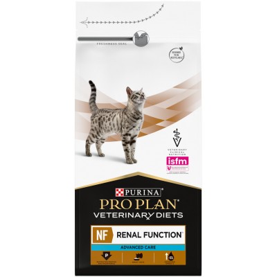 Pro Plan Veterinary Diets NF Renal Function Advanced care Сухой корм для кошек диетический (Поздняя стадия) для поддержания функции почек при хронической почечной недостаточности 1.5 кг.