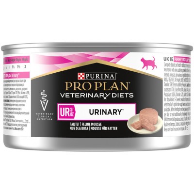  Pro Plan Veterinary Diets UR ST/OX Urinary Влажный корм для кошек диетический при болезни нижних отделов мочевыводящих путей паштет 195 гр.