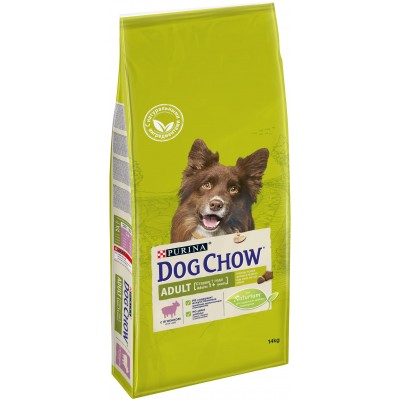 Purina Dog Chow Adult для взрослых собак ягненок, 14 кг.