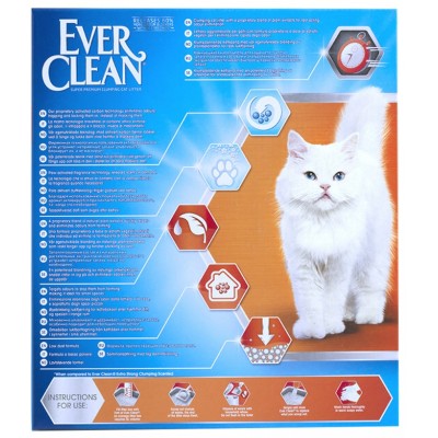 Ever Clean Fast Acting Наполнитель комкующийся глиняный для кошек мгновенный контроль запахов, 10л.