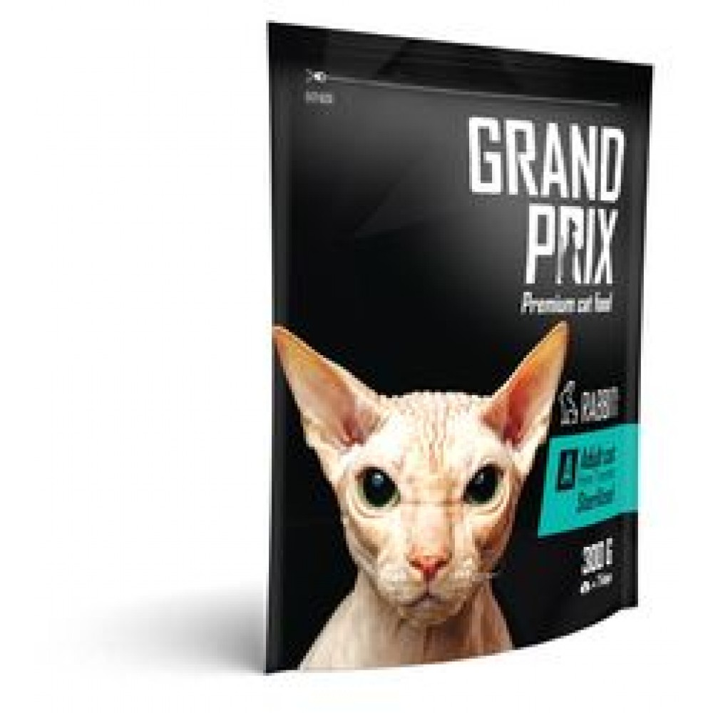 GRAND PRIX Adult Sterilized Сухой корм для кошек с кроликом 300 гр.