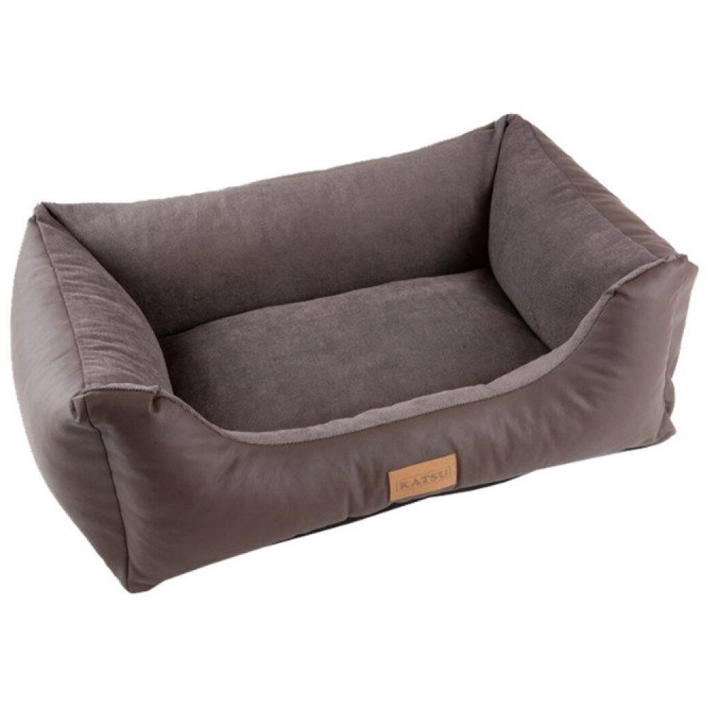 Katsu Sofa Лежак для животных темно-коричневый размер L 117x80x28