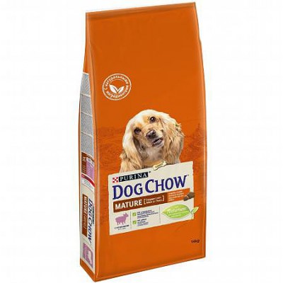 Purina Dog Chow Mature Adult для собак старше 5 лет, ягнёнок, 14 кг.